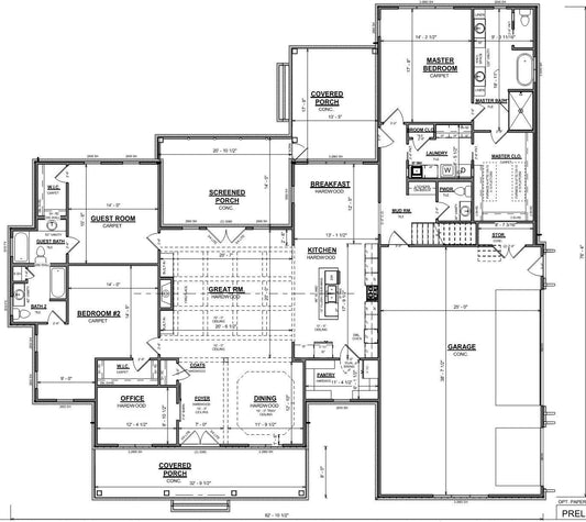 #108 - 4 Bd/4.5 B, 3,588 Heated Square Feet Construction Plan Set