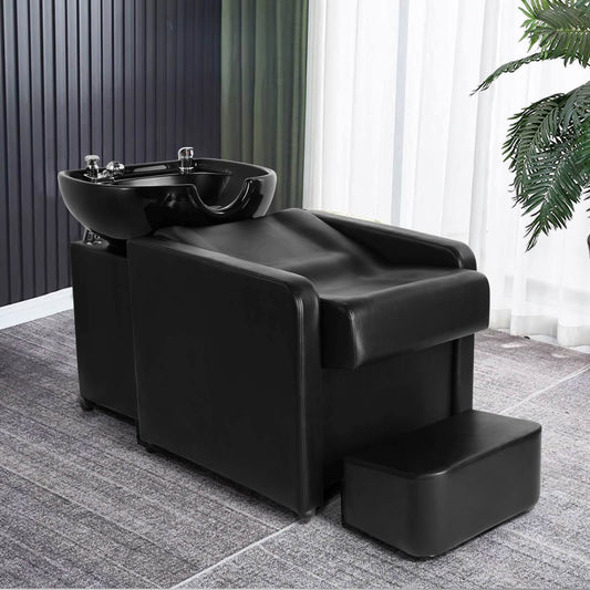 #1007 Shampoo Station Backwash Chair Shampoo Bowl Sink Unit Station